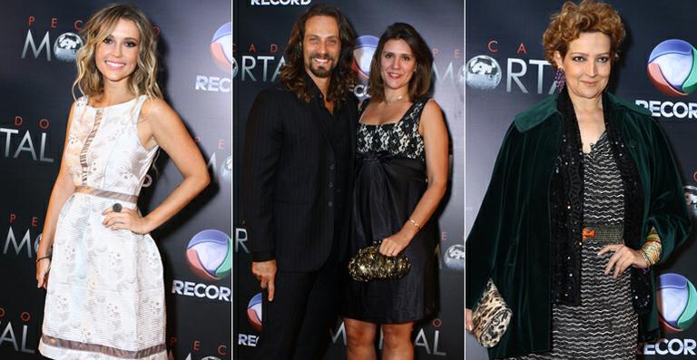 Elenco confere o primeiro capítulo de Pecado Mortal com festa no Rio de Janeiro