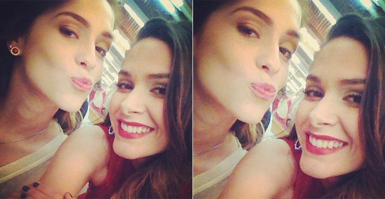 Sophia Abrahão e Fernanda Machado gravam Amor à Vida