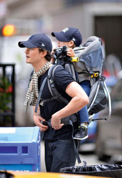 Pai coruja Orlando Bloom