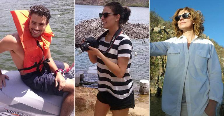 Elenco de Amores Roubados curte as belezas do sertão nordestino
