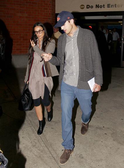 Demi Moore e o ex em L.A.