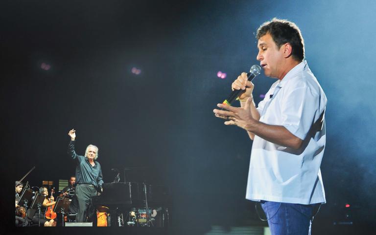 Marcos Frota em prol dos portadores de deficiências