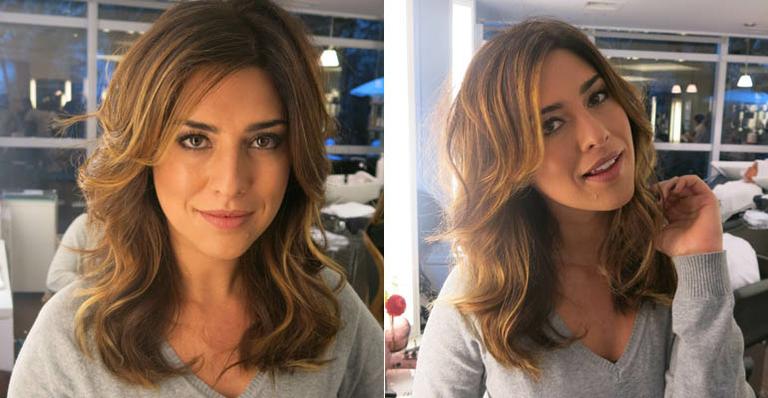 Fernanda Paes Leme muda o visual