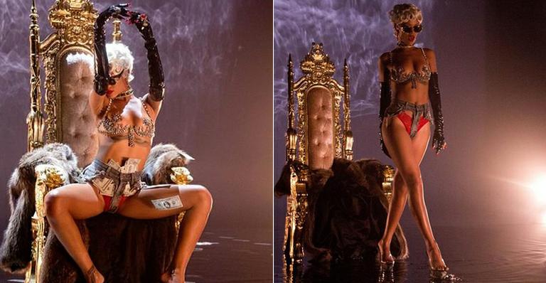 Sexy, Rihanna volta com tudo em gravação de novo clipe