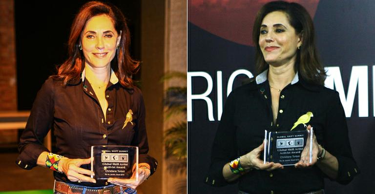 Christiane Torloni é premiada pelo Global Shift Awards no Festival do Rio