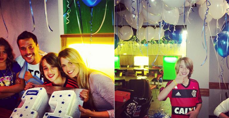 Susana Werner comemora o aniversário de 11 anos do filho, Cauet