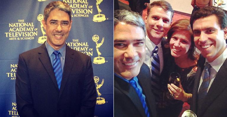 William Bonner mostra os bastidores do Emmy em Nova York