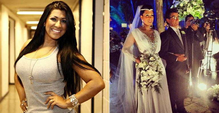 Ellen Cardoso defende o seu vestido de noiva: Beijinho no ombro porque eu amei