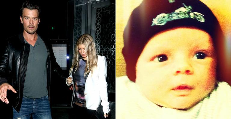 Fergie mostra nova foto de seu primeiro filho, Axl Jack