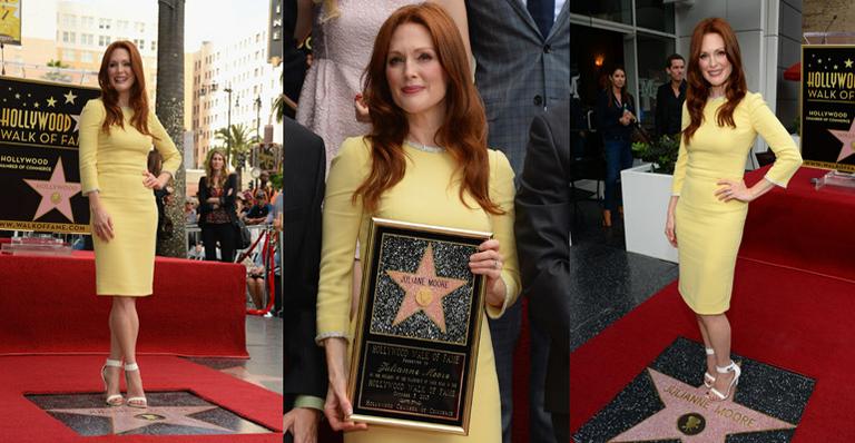 Julianne Moore ganha homenagem na calçada da fama