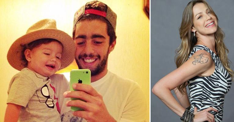 Que fofo! Filho de Luana Piovani posa de chapéu ao lado do pai, Pedro Scooby