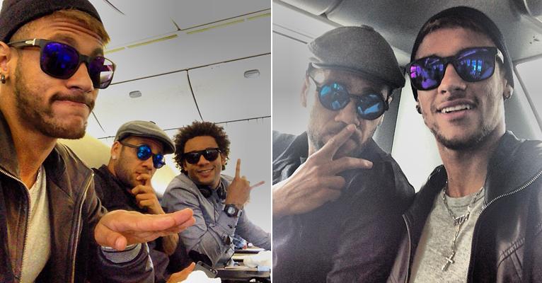 Estiloso, Neymar viaja para a Ásia para defender o Brasil