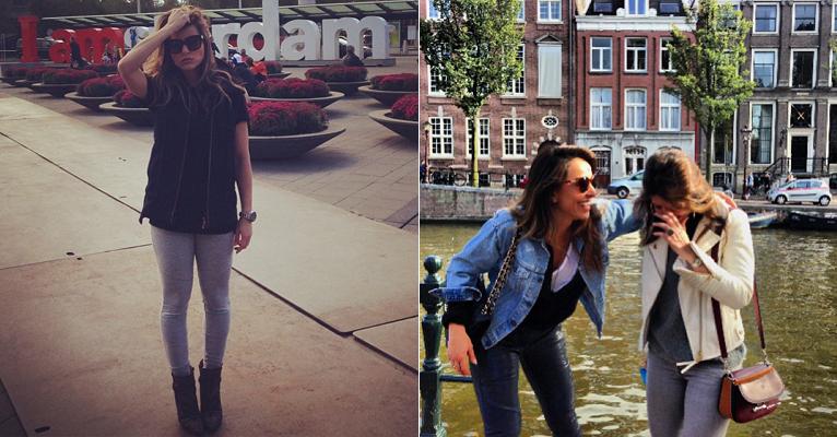 Sabrina Sato aproveita Amsterdã