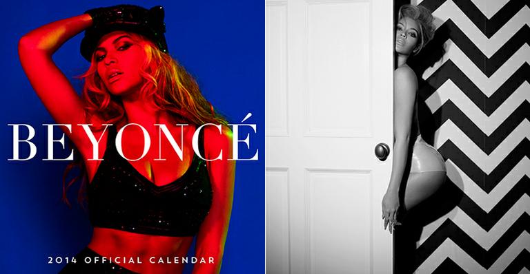 Beyoncé faz pose sexy em fotos de novo calendário 2014