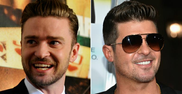 Justin Timberlake e Robin Thicke vão cantar em casamento