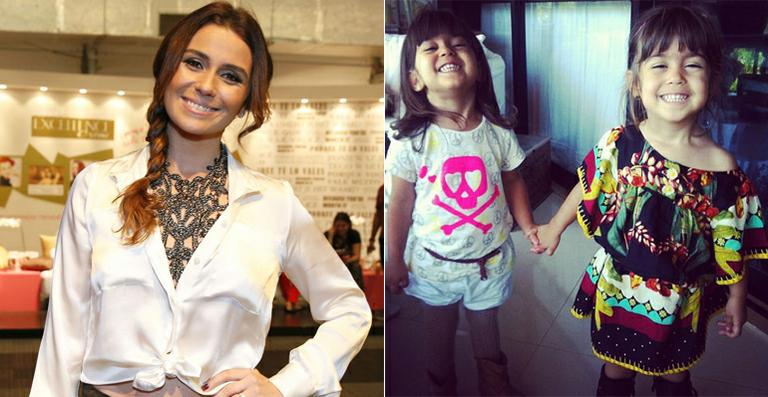 Giovanna Antonelli comemora o aniversário das filhas gêmeas