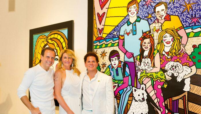 Romero Britto abre as portas de sua galeria em Miami Beach