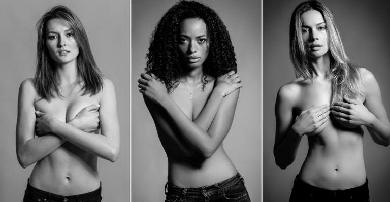 Top models brasileiras fotografam em prol da campanha Outubro Rosa