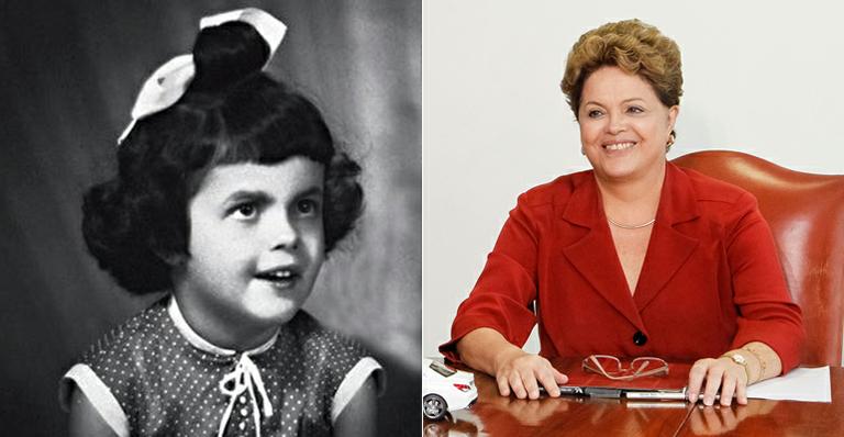 Presidente Dilma Rousseff publica foto de quando era criança
