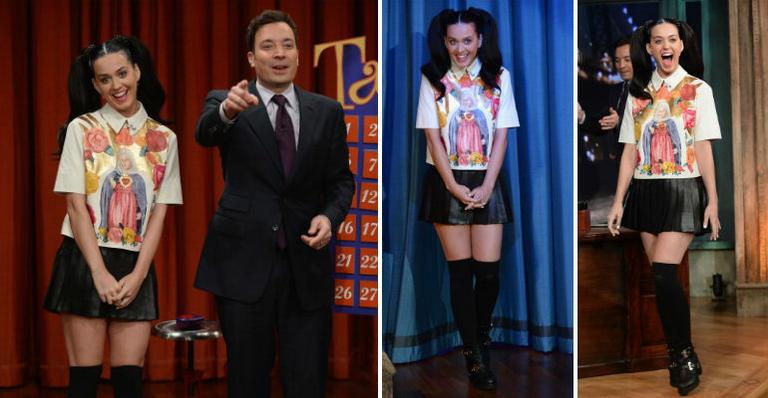 Saiba como aderir ao look colegial de Katy Perry