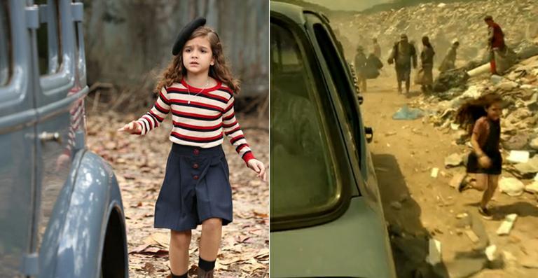 De novo? Mel Maia faz cenas parecidas em ‘Joia Rara’ e ‘Avenida Brasil’