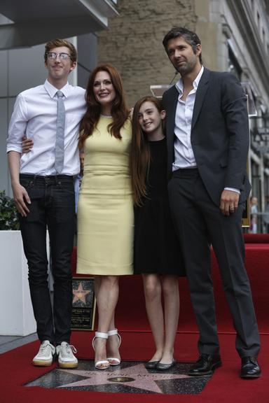Julianne Moore e família
