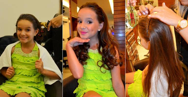 Kiria Malheiros faz penteado com trança em arco e babyliss. Aprenda a fazer!