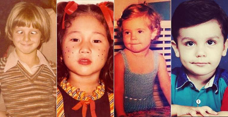 Famosos comemoram o Dia das Crianças com fotos da infância nas redes sociais