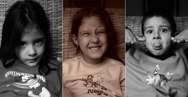William Bonner mostra fotos da infância dos filhos