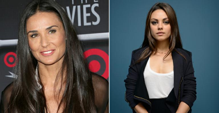Mila Kunis usa roupas que eram de Demi Moore e deixa atriz em choque