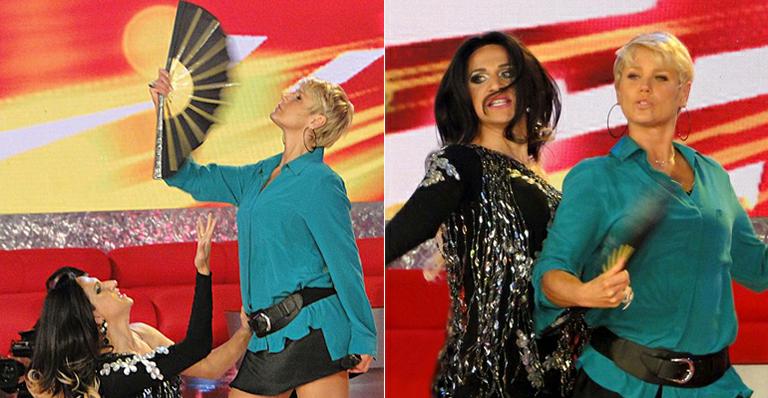 Xuxa dança hit de Beyoncé ao lado de travestis em programa de TV