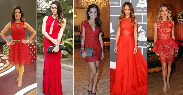 Vestido vermelho: veja 50 famosas que usam a peça e inspire-se!