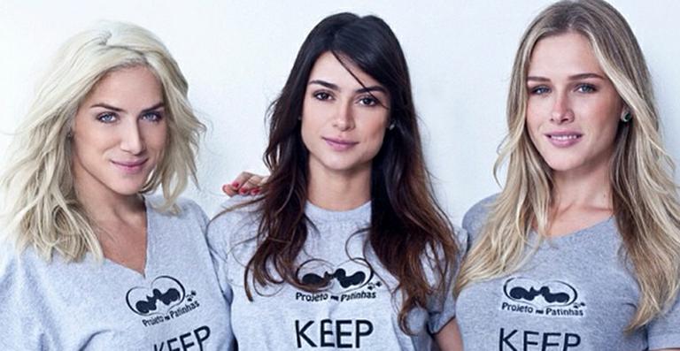Giovanna Ewbank, Thaila Ayala e Fiorella Mattheis incentivam a adoção de animais