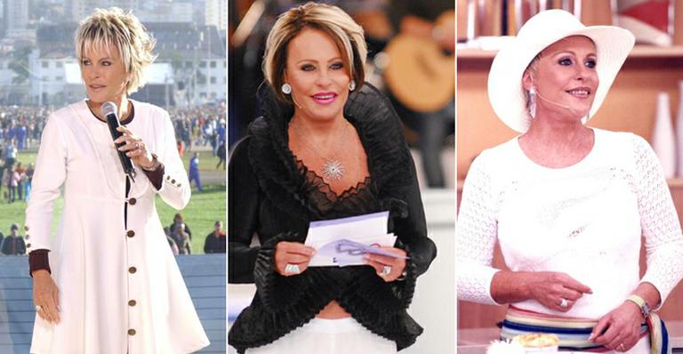Ana Maria Braga completa 14 anos na Globo. Veja as mudanças no visual da apresentadora!