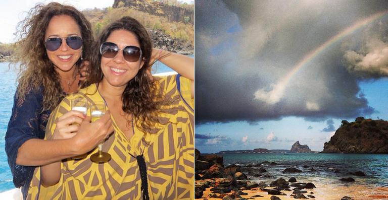 Daniela Mercury e Malu Verçosa mostram fotos da lua de mel