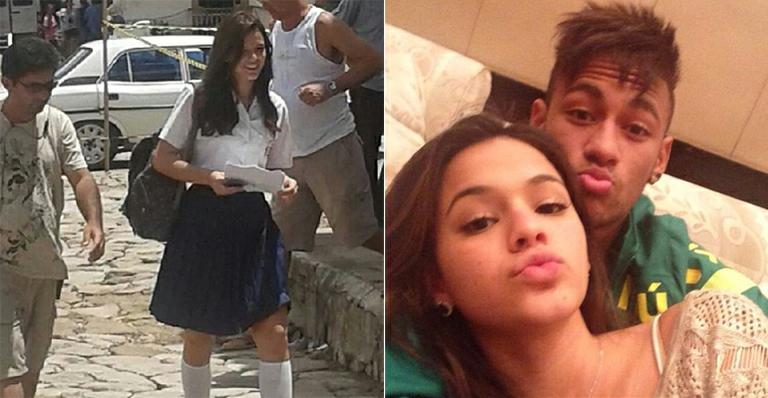 Bruna Marquezine grava vestida de colegial e se declara para Neymar: O que Deus uniu ninguém vai separar