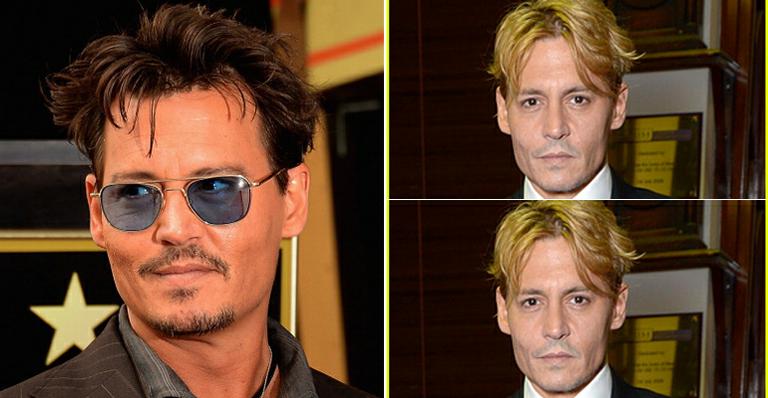 Johnny Depp muda o visual e aparece loiro em Londres. Veja