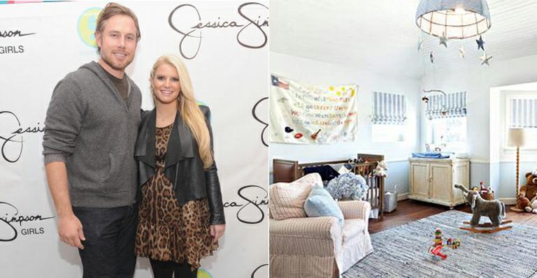 Jessica Simpson mostra o quarto do filho, Ace Knute