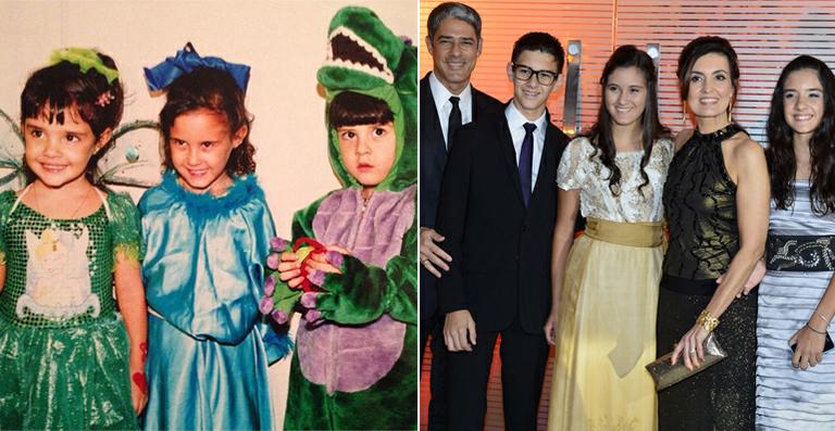 Trigêmeos de William Bonner e Fátima Bernardes relembram a infância no dia do aniversário