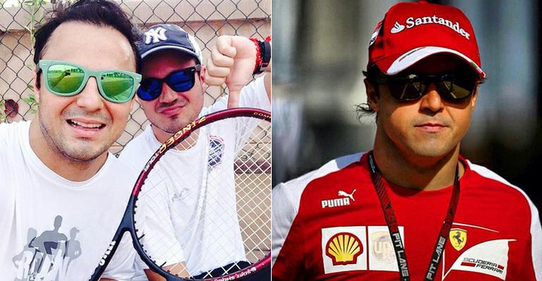 Sem contrato na F1 em 2014, Felipe Massa mostra talento no tênis