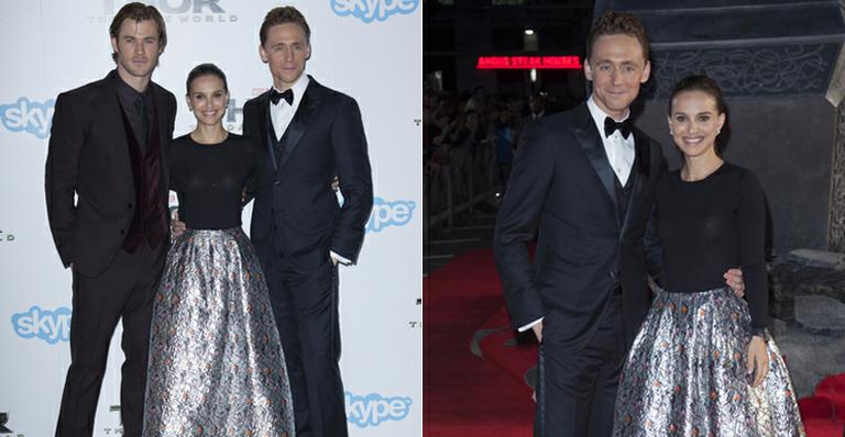 Natalie Portman e Chris Hemsworth lançam ‘Thor – O Mundo Sombrio’ em Londres