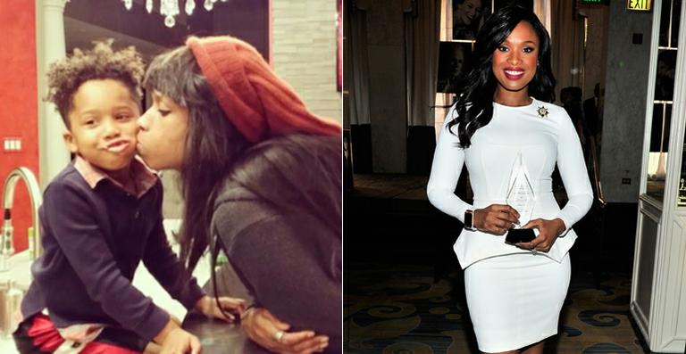Mais magra, Jennifer Hudson se inspira em sua dieta para mudar os hábitos alimentares do filho