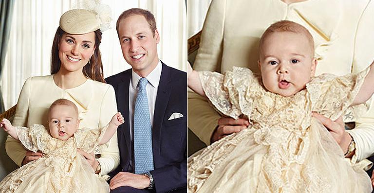 Família real mostra as fotos oficiais do batizado do príncipe George