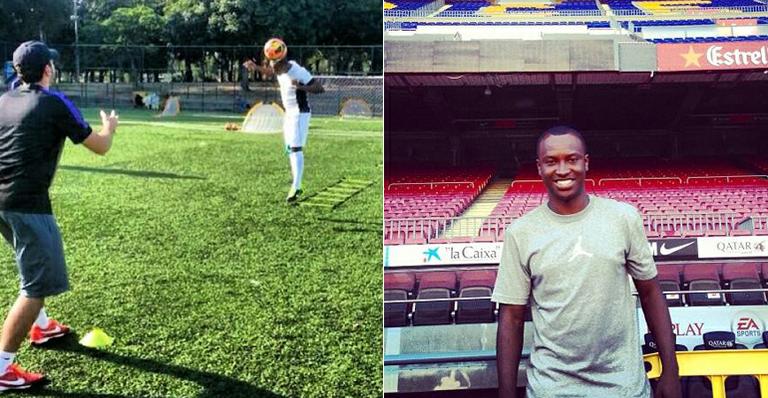 Thiaguinho volta a jogar bola após se recuperar de doença que afeta os pulmões