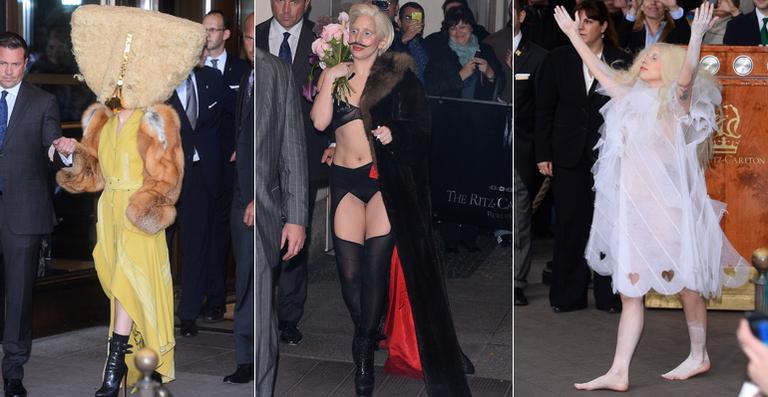 Lady Gaga volta a usar looks excêntricos para divulgar novo disco