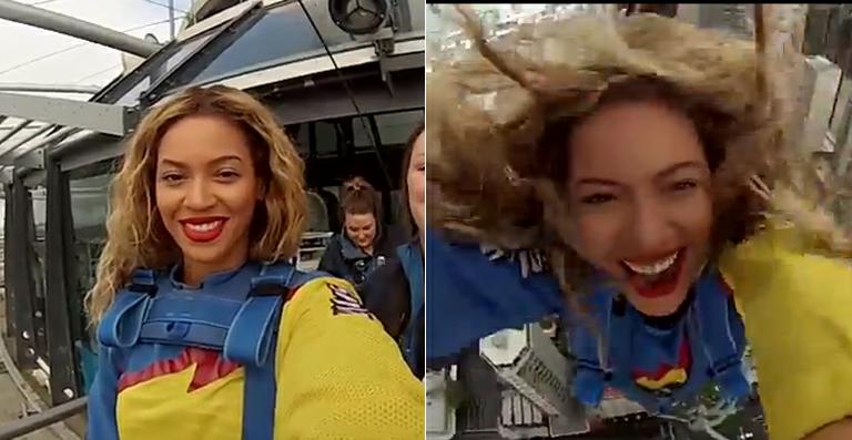 Beyoncé mostra vídeo de seu salto de bungee jump na Nova Zelândia