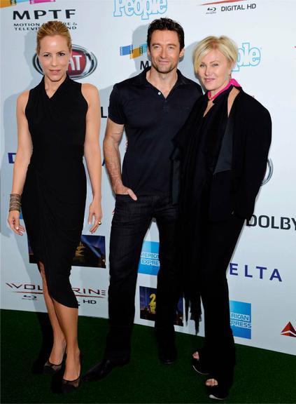 Maria Bello Prestigia Hugh Jackman