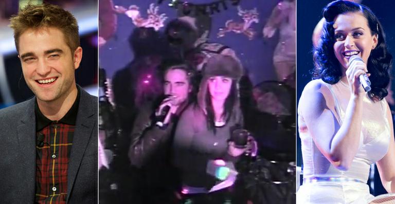 Katy Perry e Robert Pattinson cantam juntos no karaokê. Assista ao vídeo