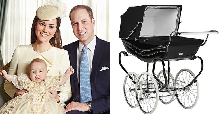 Kate Middleton e príncipe William compram carrinho de luxo para o bebê real