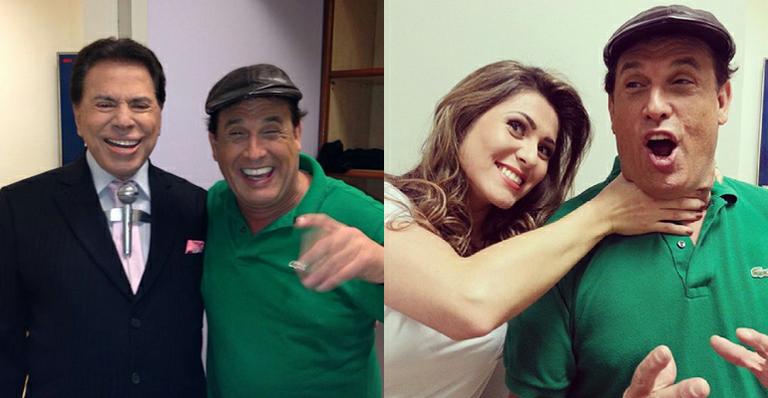Sérgio Mallandro tieta Silvio Santos nos bastidores do SBT